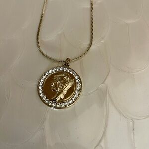 Park Lane Gold Coin Pendant Necklace